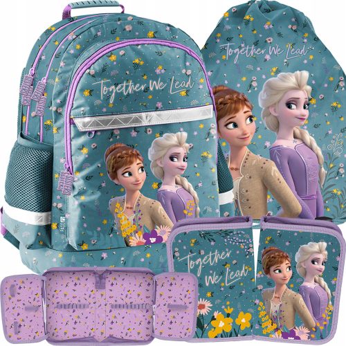 Večnamenski šolski nahrbtnik Frozen Paso Shades of purple, Shades of blue, Multicolor 22 l