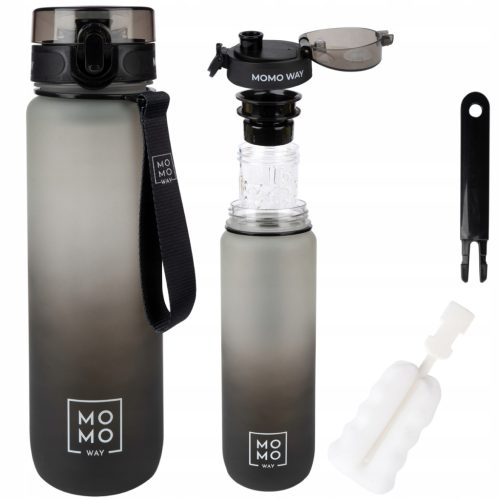 MOMO WAY Tritan bidon za vodo s sadnim vložkom 1L BPA free