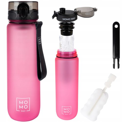 Tritan Merilna steklenička MOMO WAY 1l BPA Free - Visokokakovostna steklenička za vodo z merilnikom in sitkom

Tritan Merilna steklenička MOMO WAY je popolna rešitev za prenašanje vode ali drugih napi
