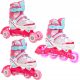 Rolerji za deklice 3v1 RAVEN Zoya Pink 30-33 LED kolo