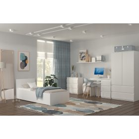   4-delni komplet pohištva za otroške in mladinske sobe AJKmeble - bela
