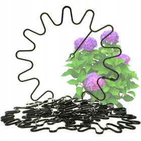  Črne sponke za rastline, 10 kosov.