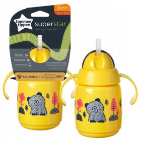 Tommee Tippee Superstar Kubek s slamico 300ml, rumen