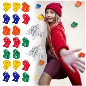   Kamnite stene za plezanje, oprimki za montažo, komplet 20 kosov