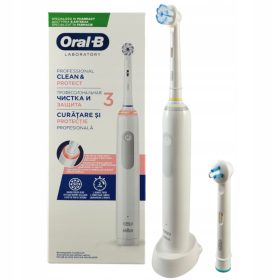  Oral-B Profesionalna Električna Zobna Ščetka Pro 3 CLEAN&PROTECT WHITE