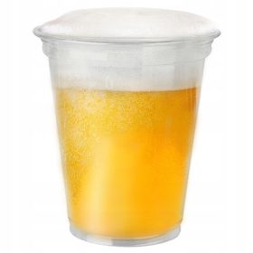 Plastični kozarci za pivo za enkratno uporabo 500 ml