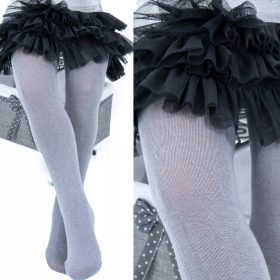   Otroške bombažne nogavice Fenome, sive barve, velikost 104 (99 - 104 cm)