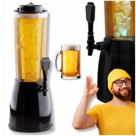 Točilnik za alkohol in pivo z LED hladilno pipo