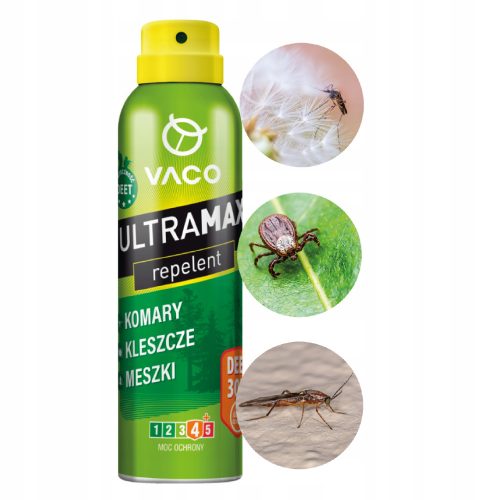 VACO ULTRAMAX Odganjalec komarjev, klopov in mušic - 170 ml