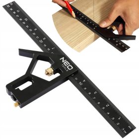 NEO ALU KOTNIK ZA MIZARSTVO Z RAVNO REŽO 30 CM 72-127