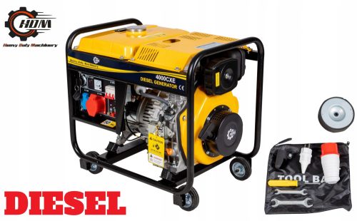 Prenosni trifazni dizelski generator HDM 4000 W