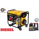 Prenosni trifazni dizelski generator HDM 4000 W