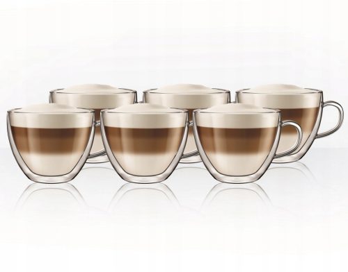 Aqualogis Sanremo Termalne Skodelice za Kavo Cappuccino 250ml 6 kosov