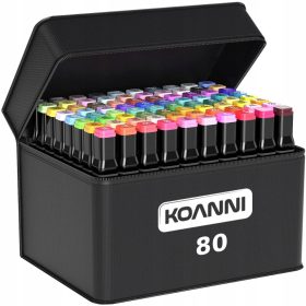   Nela-Styl Profesionalni Alkoholni Markerji 80 kosov + Kovček