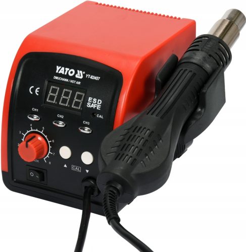Yato 750 W vročezračni spajkalnik z LED zaslonom