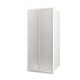 Kabina za prhanje z drsnimi vrati KFA WHITE 80x80 cm