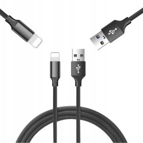 Vayox VA0005 USB-Lightning kabel 1,5 m siv