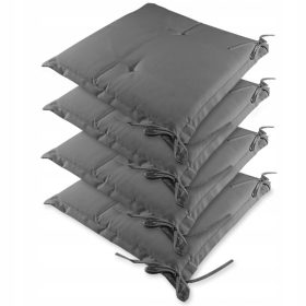 4x LUKNJA ZA VRTNE STOLE SIVA