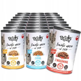 Tuf Tuf Slovenska mokra hrana za mačke govedina 24x415g