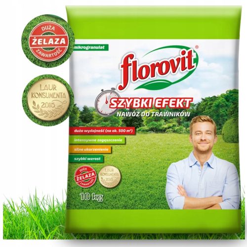 Florovit Hitro Delujoče Gnojilo za Trate 10kg - Najboljši Način za Zeleno in Gosto Travno Darn | Florovit hitro delujoče gnojilo za trate je idealna rešitev za vse vrste trate, še posebej za intenzivn