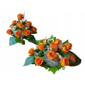 CVETLIČNI KOMPLET ZA GROB V OBLIKI ROŽE