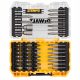 DEWALT Toughcase 40 kosov s končnimi nastavki za vijačenje 1/4"