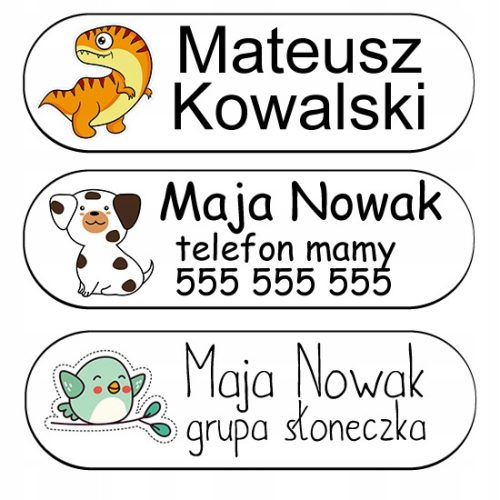 NAPRASOWANKI ZA OTROKE Z IMENI PRINTGURU