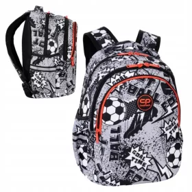   Večpredmetni šolski nahrbtnik CoolPack Joy S Grey Ball, 21L