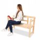 Lesena vrtna klop ANIA 118 x 43 cm
