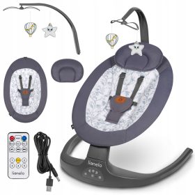   Bujaczek Lionelo Ralf z Zestawem Zabawek i Funkcją Automatycznego Bujania