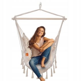   Fotel viseči Julia - udoben in stilski dodatek za sproščujoče trenutke na prostem