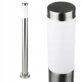 Kvadratni vrtni svetilni steber Interlook E27, 89 cm, črn