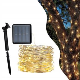 DOMAREX vrtna girlanda 500 cm solarna