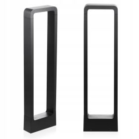   Vrtna svetilka Visokokakovostna 60 cm LED stebriček Interlook, črna mat barva, IP54