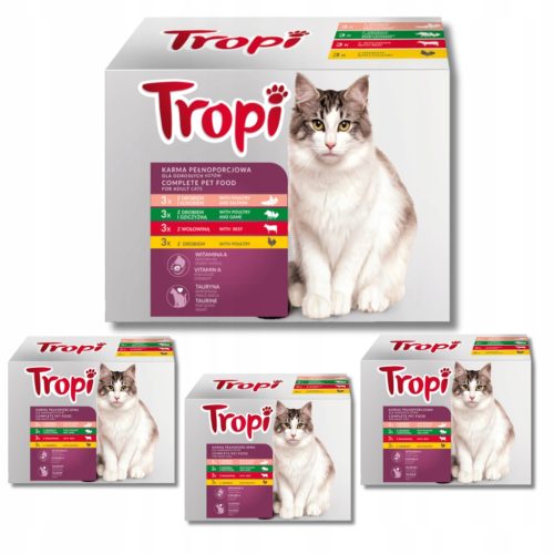 Optimized name: Tropi premium mokra hrana za mačke mešanica okusov 1,2 kg
