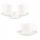 Bella by Altom Design Porcelanasta Skodelica za Kavo 200 ml - Set 6 kosov