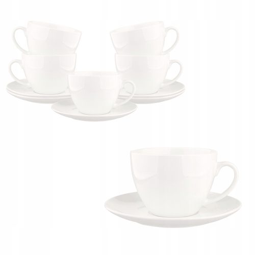 Bella by Altom Design Porcelanasta Skodelica za Kavo 200 ml - Set 6 kosov