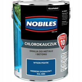 Nobiles Klorirana emajl za kovino Signal Blue 5L