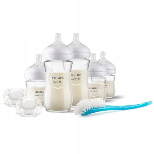 Stekleni komplet za novorojenčka Philips Avent Natural Response