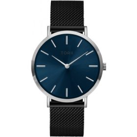   Moška ženska ura TORII Daichi S38BM.NS, granatna, elegantna in klasična