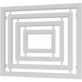   Grzejnik dekorativni za kopalnico FILAR POZIOM 53/60 Beli Struktura