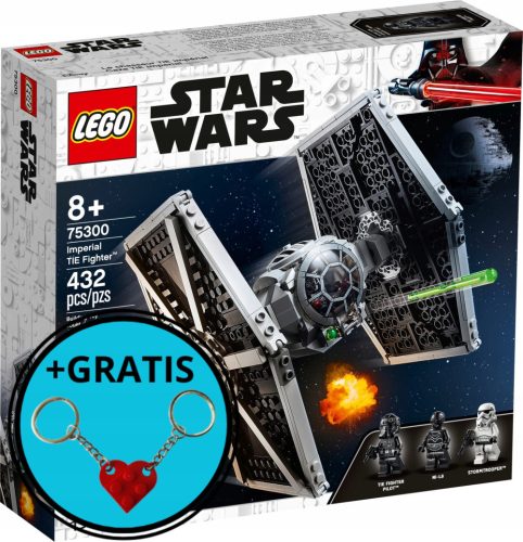 LEGO Star Wars Imperial TIE Fighter + LEGO Heart Keychain Set