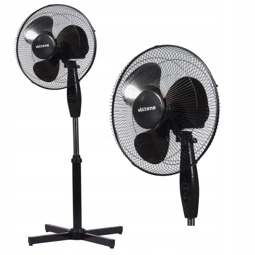 Mogočni stoječi ventilator Volteno 40W BPP, črn
