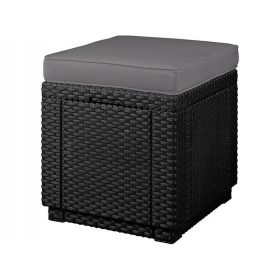 Vrtna sedežna kocka KETER Cube 213785 Grafit