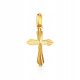 Zlato obesek z diamantom KRIŽ 585