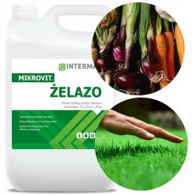   Optimized name: Mikrovit Železo Tekoče Univerzalno Gnojilo 5L Fe INTERMAG za Travne Mahove

Optimized description: Mikrovit Železo je visokokakovostno tekoče foliarno gnojilo, ki vsebuje veliko količi