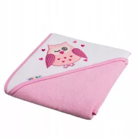 Prevleka s kapuco Akuku 80 x 80 cm roza