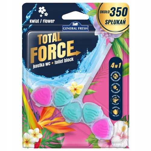 General Fresh Močan osvežilec stranišča Flower dišava 50g