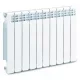  Diamantni aluminijasti radiator 1526 W bel 800 x 578 x 95 mm - stranski priključek
