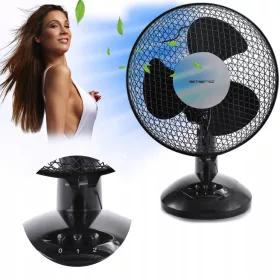 WIATROK Namizni Ventilator Emerio WIATROK Črn 30cm